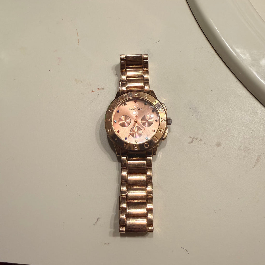 Pandora Rose Gold Tone Watch