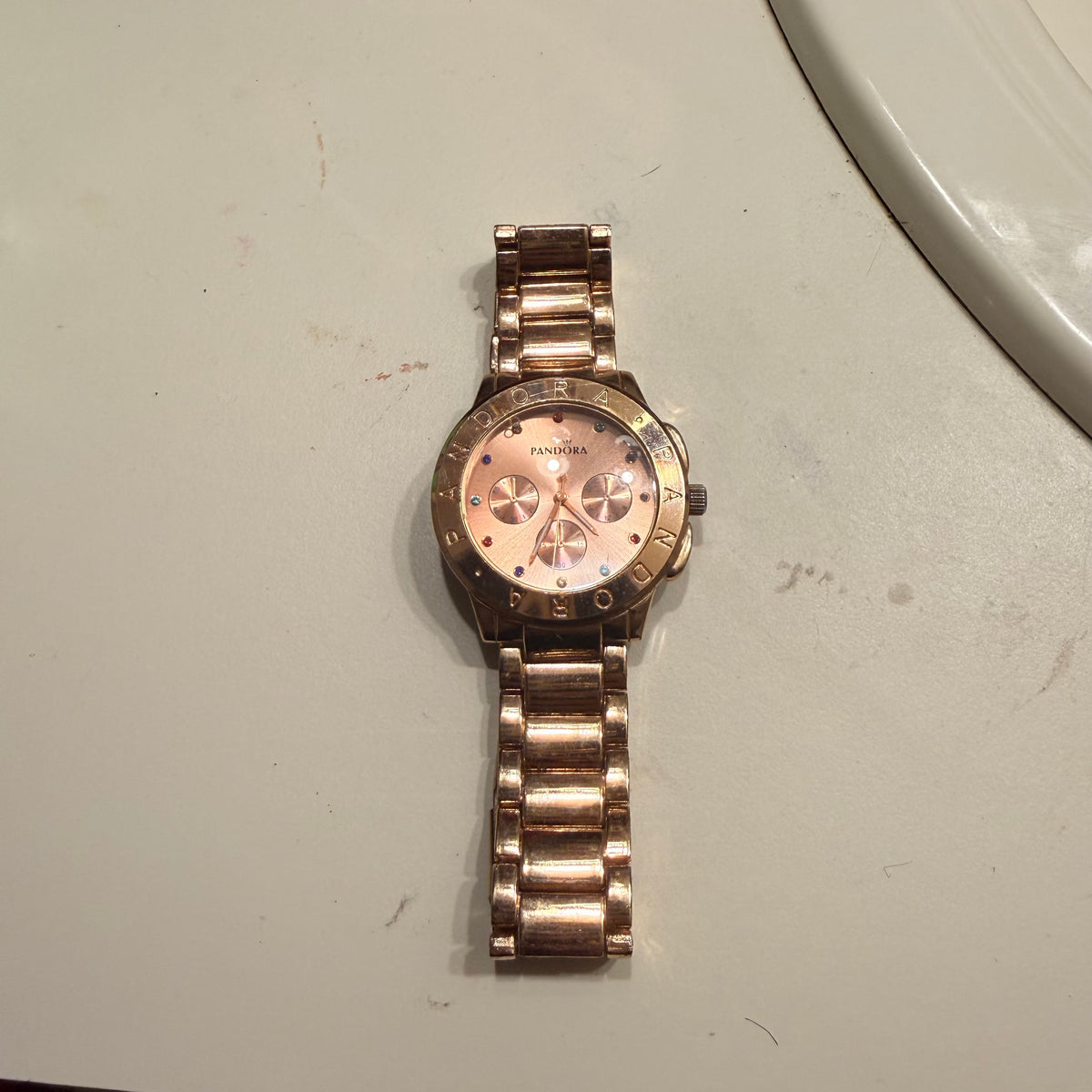 Pandora Rose Gold Tone Watch