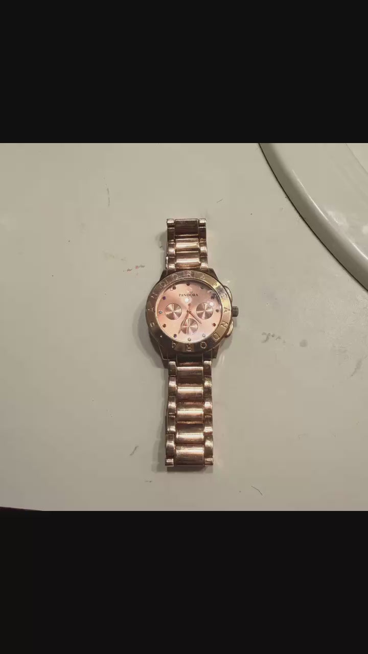 Pandora Rose Gold Tone Watch